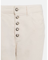 DONDUP PANTALONI KOONS LOOSE IN VELLUTO STRETCH COTONE E LYOCELL