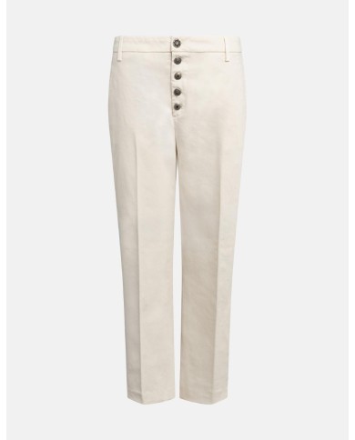 DONDUP PANTALONI NIMA LOOSE IN GABARDINA