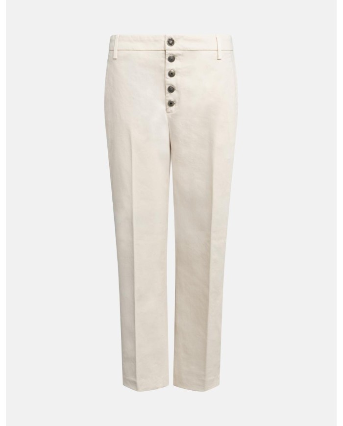 DONDUP PANTALONI NIMA LOOSE IN GABARDINA