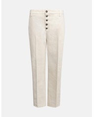 DONDUP PANTALONI NIMA LOOSE IN GABARDINA