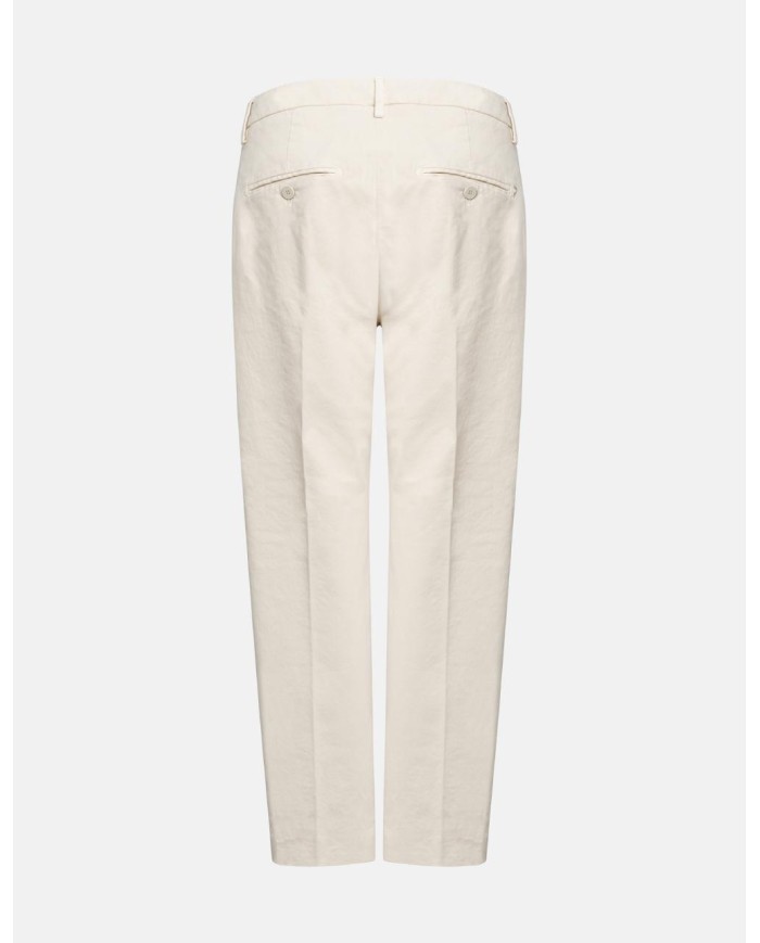 DONDUP PANTALONI NIMA LOOSE IN GABARDINA
