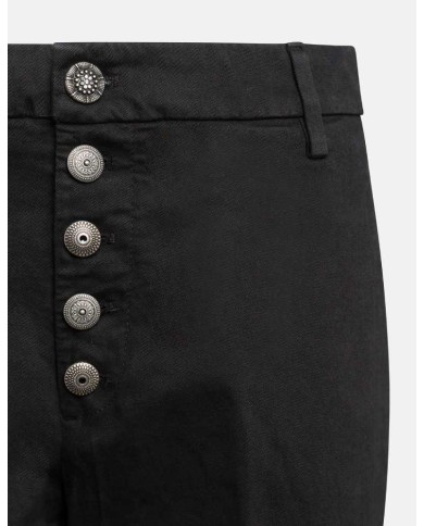 DONDUP PANTALONI NIMA LOOSE IN GABARDINA