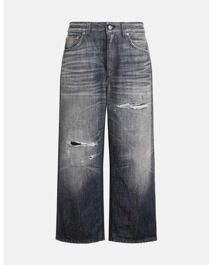 DONDUP TAMI WIDE LEG IN DENIM FISSO RICICLATO
