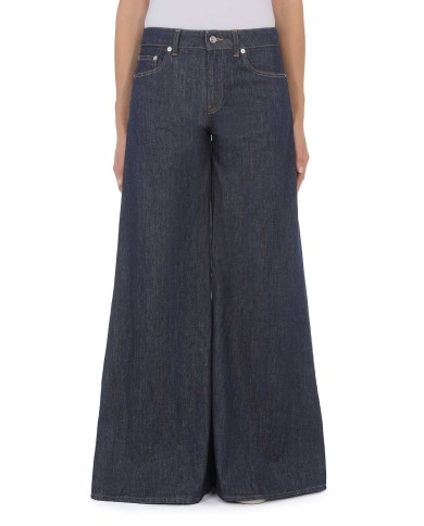 DONDUP JEANS MARLEN WIDE LEG IN DENIM FISSO