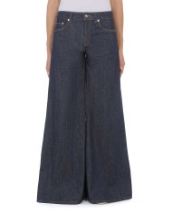 DONDUP JEANS MARLEN WIDE LEG IN DENIM FISSO