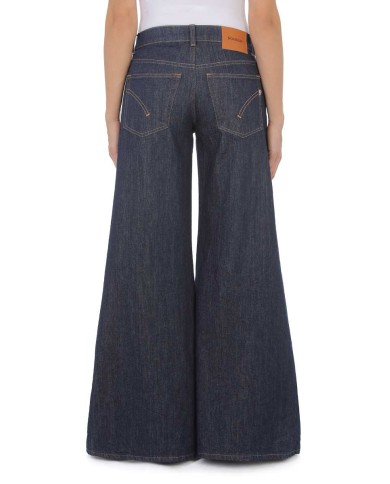DONDUP JEANS MARLEN WIDE LEG IN DENIM FISSO
