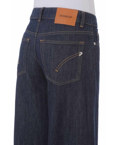 DONDUP JEANS MARLEN WIDE LEG IN DENIM FISSO