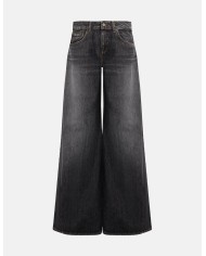 DONDUP JEANS MARLEN WIDE LEG IN DENIM FISSO RICICLATO