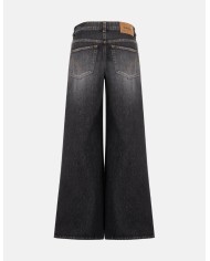 DONDUP JEANS MARLEN WIDE LEG IN DENIM FISSO RICICLATO