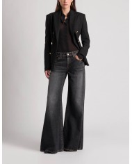 DONDUP JEANS MARLEN WIDE LEG IN DENIM FISSO RICICLATO