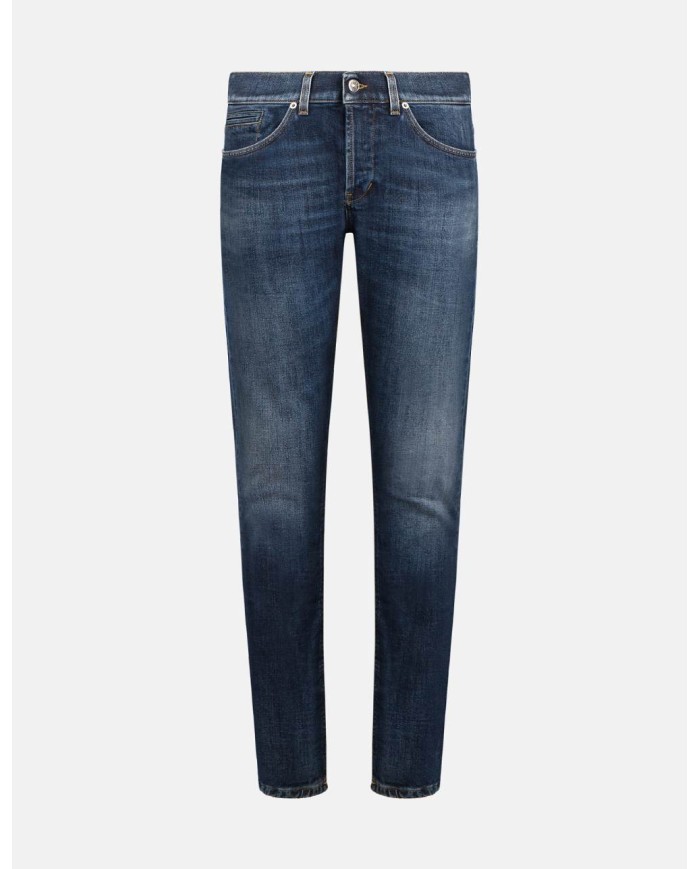 DONDUP JEANS GEORGE SKINNY IN DENIM STRETCH