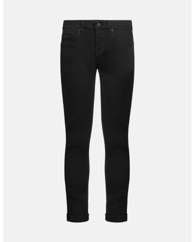 DONDUP JEANS GEORGE SKINNY IN DENIM STRETCH RICICLATO