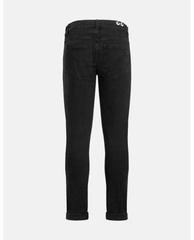 DONDUP JEANS GEORGE SKINNY IN DENIM STRETCH RICICLATO