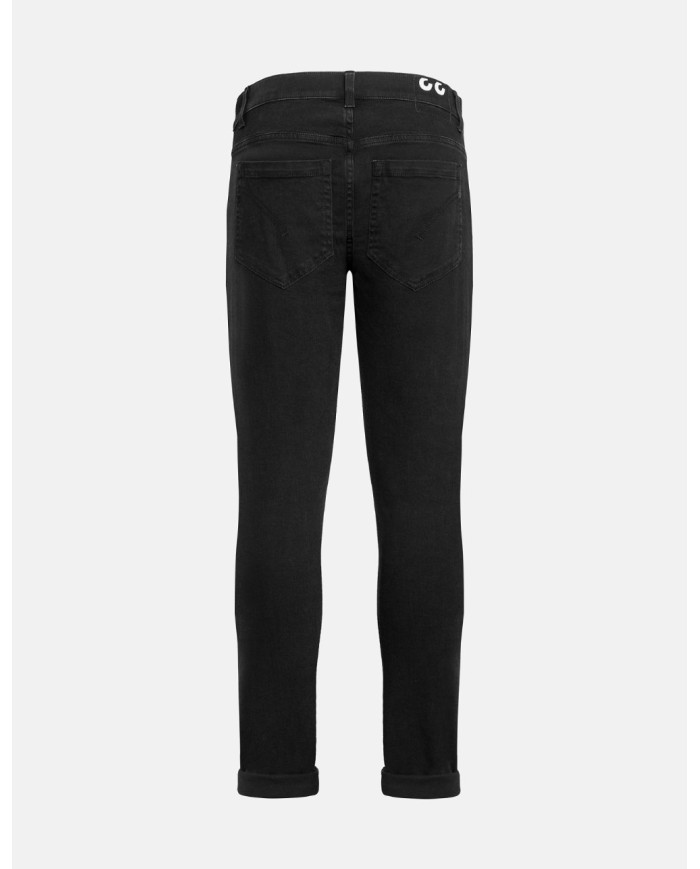 DONDUP JEANS GEORGE SKINNY IN DENIM STRETCH RICICLATO