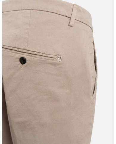 DONDUP PANTALONI GAUBERT SLIM IN GABARDINA