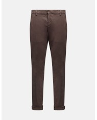 DONDUP PANTALONI GAUBERT SLIM IN GABARDINA