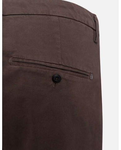 DONDUP PANTALONI GAUBERT SLIM IN GABARDINA