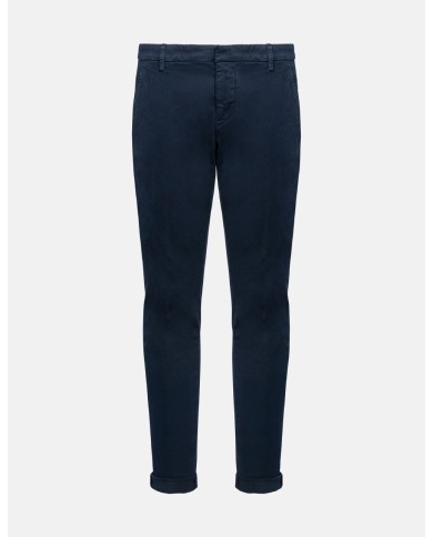 DONDUP PANTALONI GAUBERT SLIM IN GABARDINA