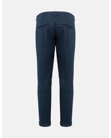 DONDUP PANTALONI GAUBERT SLIM IN GABARDINA
