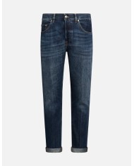 DONDUP JEANS ICON SLIM IN DENIM FISSO COTONE E LYOCELL