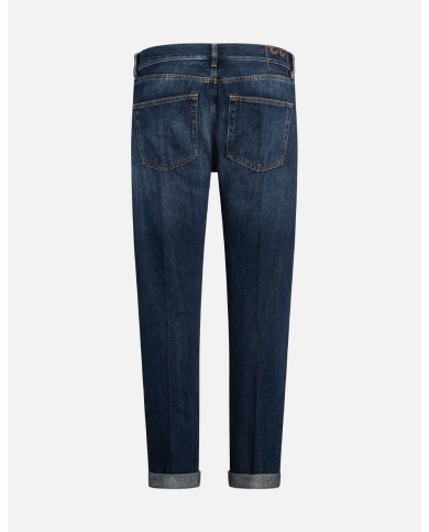 DONDUP JEANS ICON SLIM IN DENIM FISSO COTONE E LYOCELL