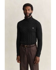 GANT MAGLIA A COLLO ALTO IN COTONE A TRECCE