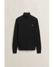 GANT MAGLIA A COLLO ALTO IN COTONE A TRECCE