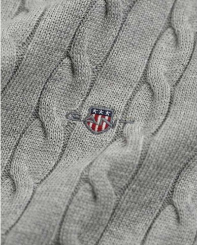 GANT MAGLIA A COLLO ALTO IN COTONE A TRECCE