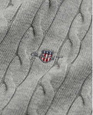 GANT MAGLIA A COLLO ALTO IN COTONE A TRECCE