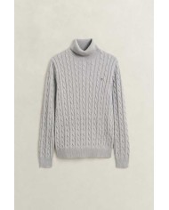 GANT MAGLIA A COLLO ALTO IN COTONE A TRECCE