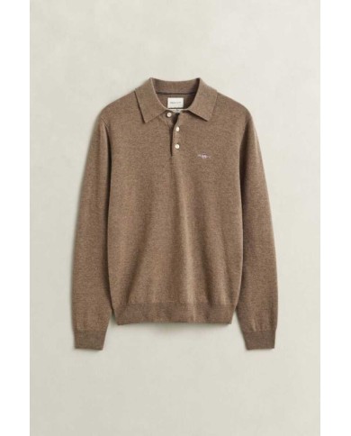 GANT MAGLIA POLO IN FINISSIMA LANA DAGNELLO