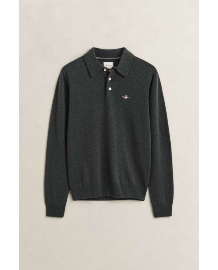 GANT MAGLIA POLO IN FINISSIMA LANA DAGNELLO