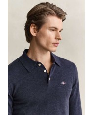 GANT MAGLIA POLO IN FINISSIMA LANA DAGNELLO