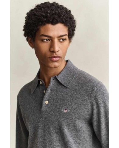 GANT MAGLIA POLO IN FINISSIMA LANA DAGNELLO
