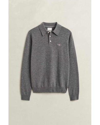 GANT MAGLIA POLO IN FINISSIMA LANA DAGNELLO