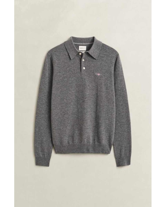 GANT MAGLIA POLO IN FINISSIMA LANA DAGNELLO