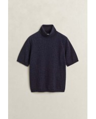 GANT MAGLIA A COLLO ALTO IN MISTO LANA EFFETTO METALLIZATO