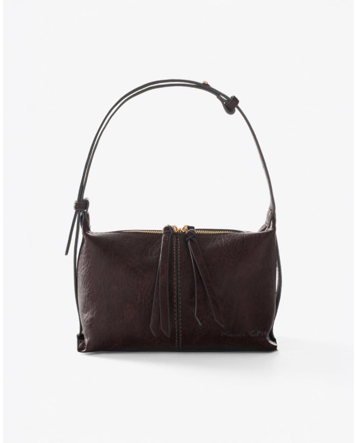 MANILA GRACE BORSA A SPALLA ORIZZONTALE CON ARRICCIATURA