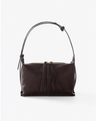 MANILA GRACE BORSA A SPALLA ORIZZONTALE CON ARRICCIATURA