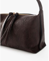 MANILA GRACE BORSA A SPALLA ORIZZONTALE CON ARRICCIATURA
