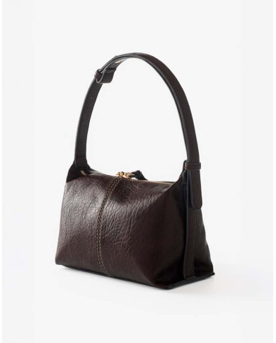 MANILA GRACE BORSA A SPALLA ORIZZONTALE CON ARRICCIATURA