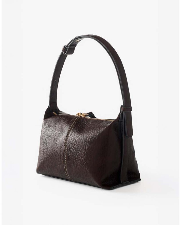 MANILA GRACE BORSA A SPALLA ORIZZONTALE CON ARRICCIATURA