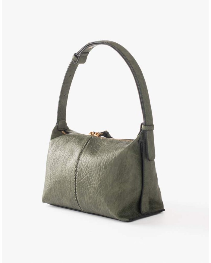 MANILA GRACE BORSA A SPALLA ORIZZONTALE CON ARRICCIATURA