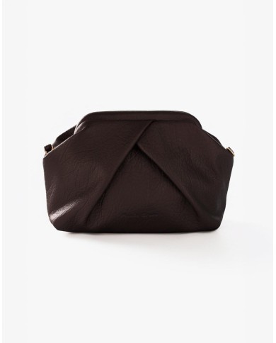 MANILA GRACE BORSA POUCH GEOMETRICA CON PIEGHE