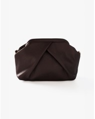 MANILA GRACE BORSA POUCH GEOMETRICA CON PIEGHE