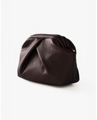 MANILA GRACE BORSA POUCH GEOMETRICA CON PIEGHE