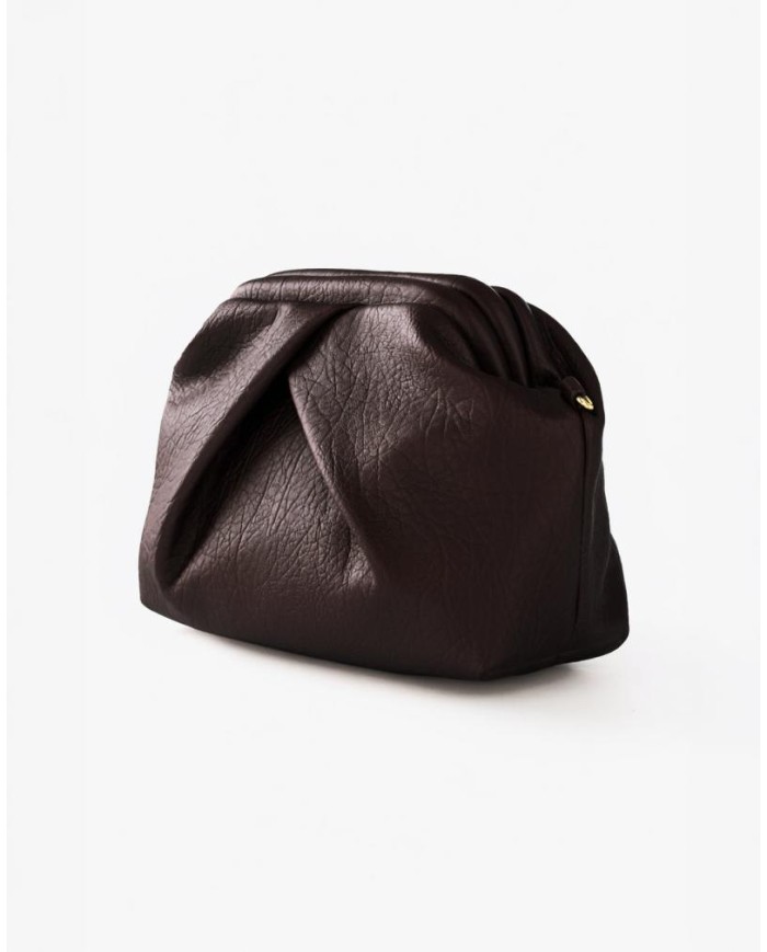 MANILA GRACE BORSA POUCH GEOMETRICA CON PIEGHE