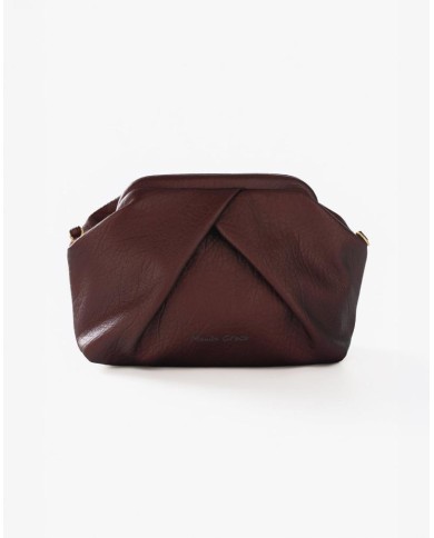 MANILA GRACE BORSA POUCH GEOMETRICA CON PIEGHE