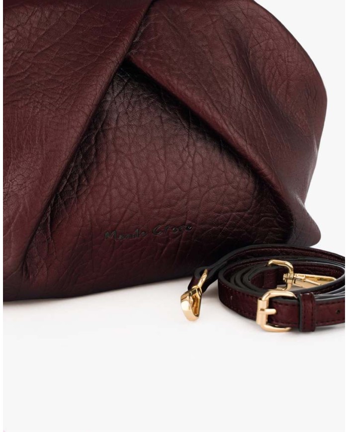 MANILA GRACE BORSA POUCH GEOMETRICA CON PIEGHE