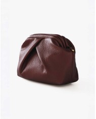 MANILA GRACE BORSA POUCH GEOMETRICA CON PIEGHE